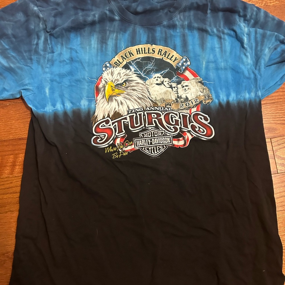 Harley-Davidson Sturgis Blue and Black Tee